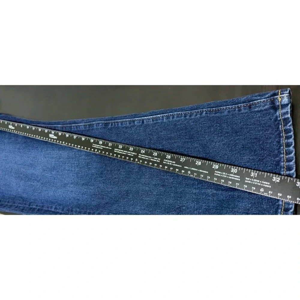 Abercrombie & Fitch Mens Classic Straight Cotton Jeans 32 x34 Dark Wash Indigo‎